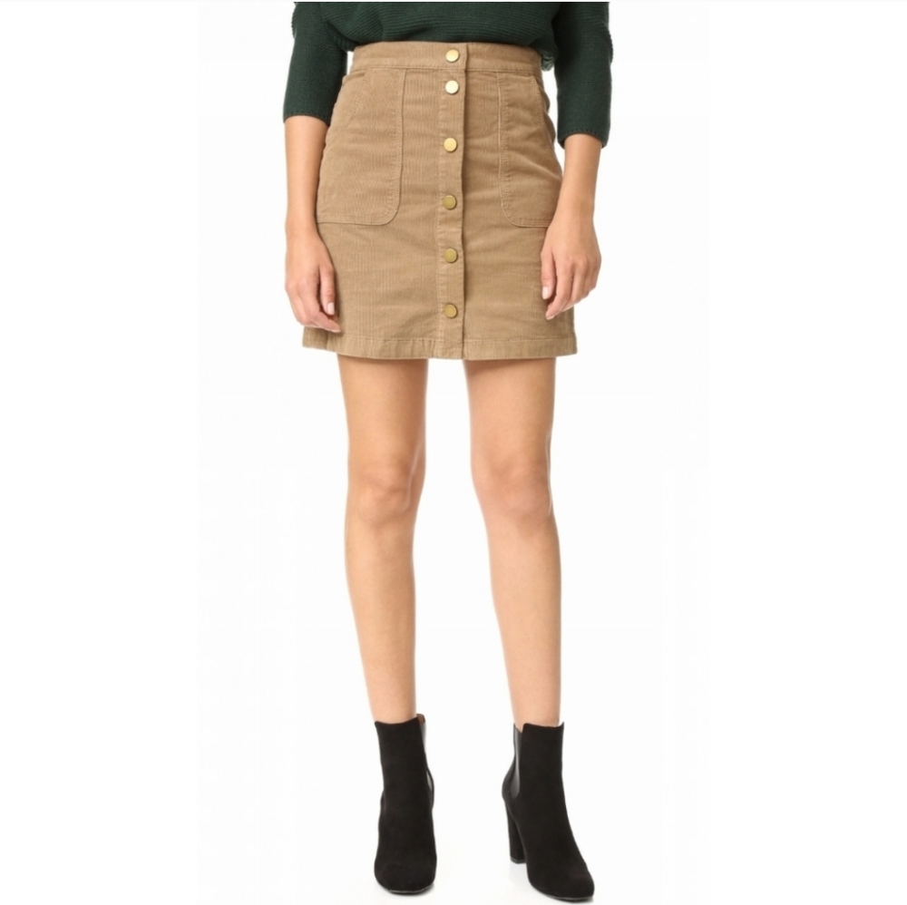 Tory Burch Lucitano Corduroy Skirt